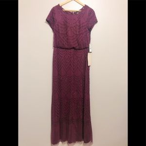 Adrianna Papell bluson beaded gown